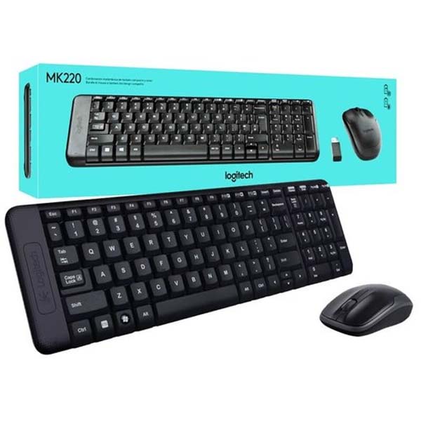 Logitech MK220 Combo Wireless Keyboard and Mouse